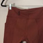 Lululemon  Maroon Cropped 23” Pocket Leggings Size 4 Photo 4