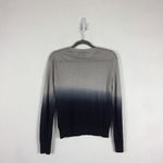 Theory Navy Linen Sweater Small Ombre Crew Neck Sag Harbor Lightweight Knit Photo 13