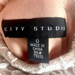 Elegant White Halter Floral Lace Gown Slit Embellished Waist Size 0 Slit Formal Photo 10