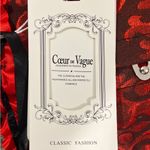 NWT Coeur de Vague Red/Black Brocade Strapless Lace Up Corset US 18/XL Red Photo 4