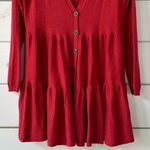 Matilda Jane Brilliant Daydream Love Me Tender Cardigan Sweater Red Small NEW Photo 4