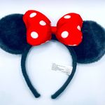 Disney π Authentic Park Minnie Mouse Red Polka Dot Bow Ears Headband, Souvenir Photo 0