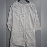 Abercrombie & Fitch  White Lace Y2K girly fairy core eyelet lace Dress XS NWT Photo 1