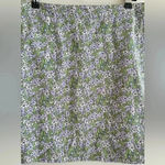 American Eagle Outfitters Stretch Floral Mini Skirt, Purple and Green, Size 4 Photo 3