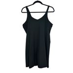 J.Crew NWT  CloudStretch V-Neck Sports Dress in Black - Size L Photo 2