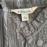 Sundance Ellery Sheer Tiered Ruffle Midi Dress, Dusty Blue, Large Photo 2