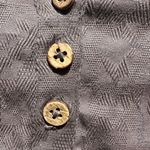 Garnet Hill Organic Cotton Jacquard Tie Sleeve Dobby Dress NWOT Size 6 Photo 8