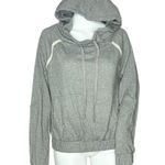 Free People Free People Women’s Kimmie Hoodie Gray Cropped Long Sleeve Size Medium Photo 0