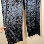 Fabletics  Black Go To Crushed Velvet Wide Leg Pants Small NWT Photo 4