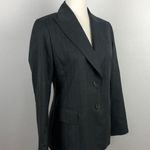 Lafayette 148 Office Siren Pinstripe Gray 100% Wool Blazer Jacket 8P Photo 4