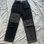 PacSun Patch work Black and Grey denim pants Photo 1