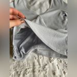 Hollister S Long-Sleeve Ribbed Light Purple/White Wrap V-Neck Top Photo 3