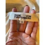 Diane Von Furstenberg Diane‎ Von Furstenberg Shirt Women XS White Knit Sleeveless Wrap Top Luxury Photo 6