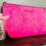 Juicy Couture Pink Velour Travel Cosmetic Bag NWT Photo 1