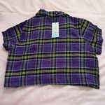 Dolls Kill COPY - Daisy Street purple, black and yellow plaid top Photo 3