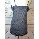 Y2K Babydoll Lace Trim Cami XL Extra Large Elena Gilbert 90s Tank Top Boho Gray Photo 7