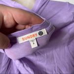 Sundry  lilac crewneck long sleeve top star print size 3 L new without tags Photo 3