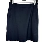 L.L.Bean 100% Wool Dark Gray Classic Fit Straight Above Knee Lined Skirt Size 6 Photo 0