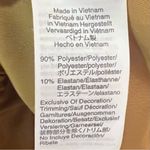 Madewell  Velvet Smocked Crossover Wrap-Style Top Blouse in Antique Gold‎ Size XL Photo 15