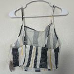 Gypsies & Moondust NWT  Striped Sleeveless Crop Top XL Photo 2