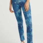 AG Adriano Goldschmied NWT AG Mari High Waist Slim Straight Leg Jeans 31, ABSTRACT TIEDYE NIGHT Photo 0