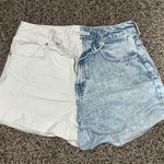 PacSun Size 25  two toned denim jean mom shorts Photo 0