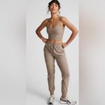 Beyond Yoga NWT Spacedye Commuter Midi Jogger, Birch Heather, Size M Photo 2