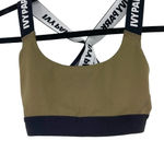Ivy Park Ivy Park Olive Green Logo Band Racerback Sports Bra Size Small Photo 5