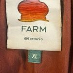 Farm Rio Western Bohemian Brown Dotted Horse Horses Ruffle Maxi Dress Size XL Photo 9