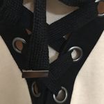 Romans Faux Fur lined Uni pocket arm hole poncho Black Size 28W Photo 5