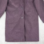 Sag Harbor Dress Purple Notch Business Formal Trench Coat Jacket Blazer 12 Photo 3