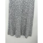 Ann Taylor Soft Grey Leopard Jacquard Midi Sweater Skirt Womens Size Small Photo 3