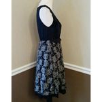 Black Mixed Floral Lace Overlay Party Dress by A'Reve from Modcloth whimsigoth Size M Photo 3