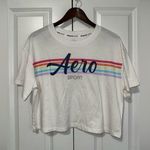 Aeropostale Sport Lightweight Soft Cropped T Shirt L NWOT Photo 0