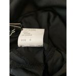 Tadashi Shoji Tadashi Collection Fit Flare Cocktail Dress 8 M Black Sleeveless Ruched V-Neck Photo 9