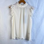 Catherine Malandrino NWT Fairy Core Lace Flutter Sleeve Sheer Blouse Size Small Photo 8