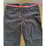 J. McLaughlin  Velvet Pants Women's 14 Slim Cotton Stretch Blue Coastal‎ Prep Photo 7