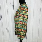 Adrianna Papell 100% Silk Jacket Sz 16 Geometric Multicolor Lined Vintage Photo 4