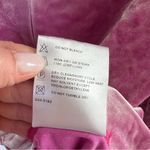 Vintage Bogner Y2K Velvet Pullover Quarter Zip Long Sleeve in Liquid Pink Size 10 Photo 5