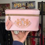 Juicy Couture Pink Velour Travel Cosmetic Bag With Rhinestone Crest Photo 7