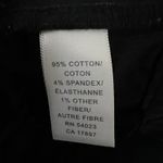 Banana Republic  Pinstripe Bootcut Career Pants Womens 4 Black Cotton Stretch Photo 5