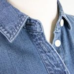 Madewell ‎ Denim Oversized Ex-Boyfriend Shirt in Hutcherson Wash Photo 7