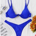 Zaful Blue Bathing Suit Photo 0