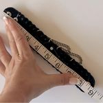 None Skull and chain faux leather bracelet, adjustable Photo 8