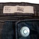 Topshop  Moto Jamie Jeans Size 36 Skinny Jeans High Rise Stretch Gray/ Black Faded Fading  Photo 4
