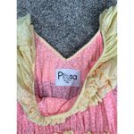 Pitusa Rainbow Ruffle Mini Dress S Petite Tiered Flowy Colorful Flutter Sleeves Pink Size undefined Photo 5