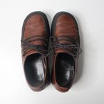 Dansko Womens Janika Lace Up Oxford Clogs Brown Leather Comfort Shoes 39 8.5 9 Photo 3