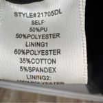 Skies Are Blue  Vegan Leather Moto‎ Biker Jacket Sz M Black Asymmetrical Zipper Photo 8