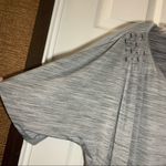 Laura Scott  Grey Scoop Neck Short Sleeve Blouse 1X Photo 5
