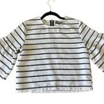 Fashion Union striped cropped bell sleeve top 8 Photo 0